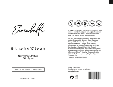 Professional Brightening 'C' Serum - Enviabelle